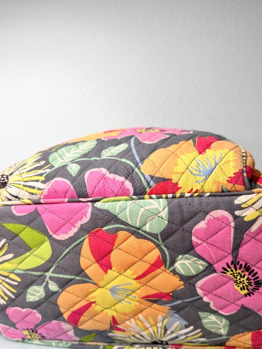 Vera Bradley Jazzy Blooms Quilted Backpack - Picture 6 of 11